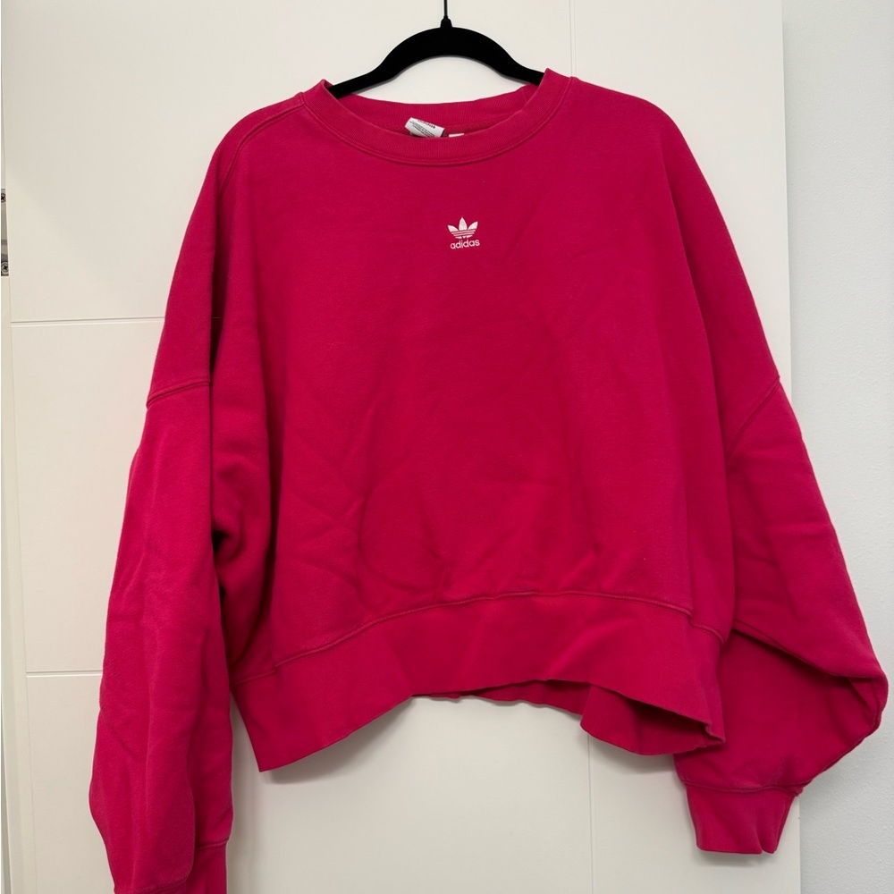 XL Hot Pink Adidas Sweatshirt